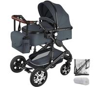 tectake Pram Mathias in Dark Grey TECTAKE Dark Grey