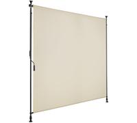 tectake Retractable Awning Taija in Beige | Size: Large TECTAKE Beige Large