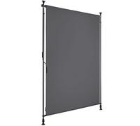 tectake Retractable Awning Taija in Grey | Size: Large TECTAKE Grey Large