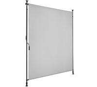 tectake Retractable Awning Taija in Light Grey | Size: Large TECTAKE Light Grey Large