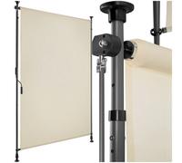 tectake Retractable Awning Taija in Beige | Size: Large TECTAKE Beige Large