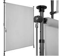 tectake Retractable Awning Taija in Light Grey | Size: Large TECTAKE Light Grey Large