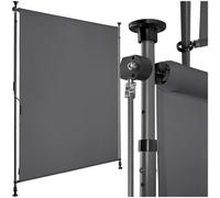 tectake Retractable Awning Taija in Grey | Size: Large TECTAKE Grey Large