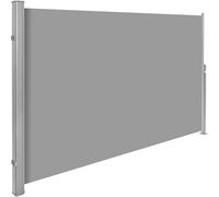 tectake Retractable Side Awning in Grey | Size: Large TECTAKE Grey Large
