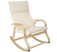Tectake Rocking Chair Roca - Cream