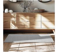 Tectake Rug Zonelle Short Pile And Ultra-Soft Carpet In Rectangular Or Round Design 60 X 110 Cm - Grey