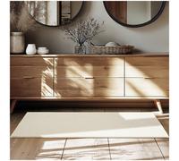 Tectake Rug Zonelle - Short Pile And Ultra-Soft, Rectangular Or Round 80 X 150 Cm - Beige