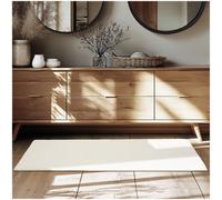 Tectake Rug Zonelle - Short Pile And Ultra-Soft, Rectangular Or Round 80 X 150 Cm - Cream