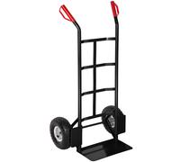 Tectake Sack Barrow - Heavy-Duty, 200 Kg Load Capacity, Steel Frame - Black