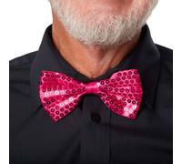 tectake Sequin Bow Tie in Pink TECTAKE Pink One Size