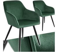 Marilyn Accent Chair - Dark Green Set of 2, none