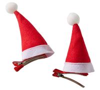 tectake Set Of 2 Santa Hat Hairclips TECTAKE Multicolor One Size