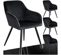 Marilyn Chair - Black Set of 4, none