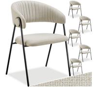 Bedano Dining Chair - Greige - Set of 6, none