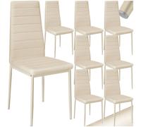 Dining Chairs - Beige Set of 8, none