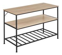 Tectake Shelves Akeley - Light Brown, Brown