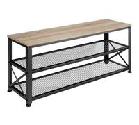 tectake Shoe Rack Blackpool in Light Oak TECTAKE Light Oak