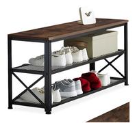 tectake Shoe Rack Blackpool in Brown TECTAKE Brown