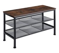 tectake Shoe Rack Derry in Brown TECTAKE Brown