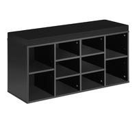 tectake Shoe Rack Max in Black TECTAKE Black