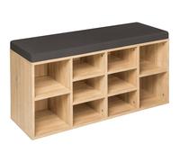 tectake Shoe Rack Max in Light Brown TECTAKE Light Brown