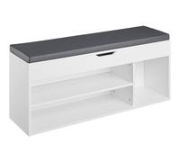 tectake Shoe Rack Natalya in White TECTAKE White