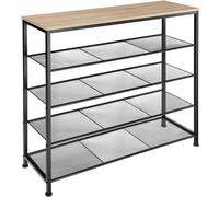 tectake Shoe Rack Sheffield in Light Oak TECTAKE Light Oak