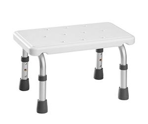 TecTake Shower stool/bench/seat bath step | adjustable heights | lightweight aluminium - different models - (Bath step | no. 402511)