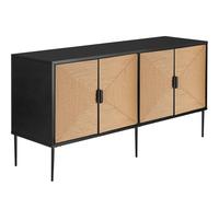 Tectake Sideboard Juna - Black/brown