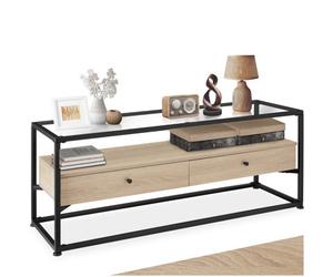 Tectake Sideboard Maidenhead - Industrial Wood Light, Oak Sonoma