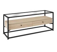 Console table hallway side board large storage space with shelves and drawers