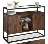 Tectake Sideboard Oldham 100 X 38 X 80,5 Cm - Brown