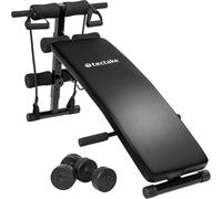 tectake Sit-up Bench Cuttler in Black TECTAKE Black