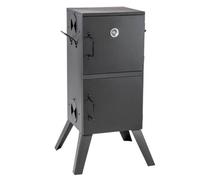 tectake Smoker with temperature display - bbq smoker, barbecue smoker, smoker grill - black