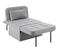 tectake Sofa Bed Ponto in Light Grey TECTAKE Light Grey