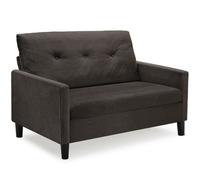 Tectake Sofa Viborg 2-Seater, Seat Cushions With Spring Core, 300 Kg - 77 Centimetre Grey