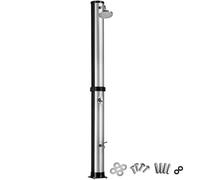 Orinoco 38-Litre Portable Outdoor Garden Solar Shower - Black, Black