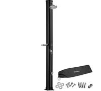 tectake Solar Shower Orinoco in Black TECTAKE Black