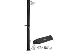 tectake Solar Shower Tinto in Black TECTAKE Black