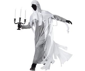 Tectake Spooky Ghost Costume 302770 - Black/white L