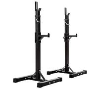 Tectake Squat Rack - Adjustable Height, For Squats And Bench Press, 12 Heights - Black