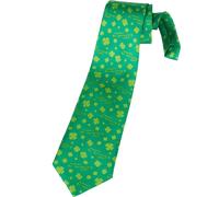 tectake St Patrick's Day Tie With Shamrocks & Writing in Green TECTAKE Green One Size