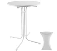Eren Folding Bar Table - White, none