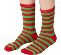 Tectake Striped Christmas Socks Green-Red 39-42 - 303507