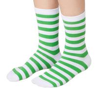 Tectake Striped Christmas Socks White-Green 35-38 - 303515