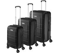 tectake Suitcase Luggage Set Brice in Black TECTAKE Black