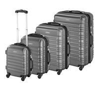 tectake Suitcase Set in Grey TECTAKE Grey