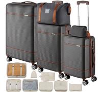 Suitcase Set Madison - 13-piece, 3 suitcases, packing cubes, TSA lock