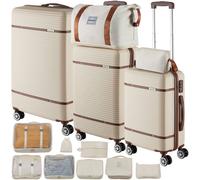 Suitcase Set Madison - 13-piece, 3 suitcases, packing cubes, TSA lock