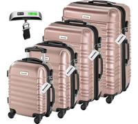 tectake Suitcase Set Mila in Rose Gold TECTAKE Rose Gold